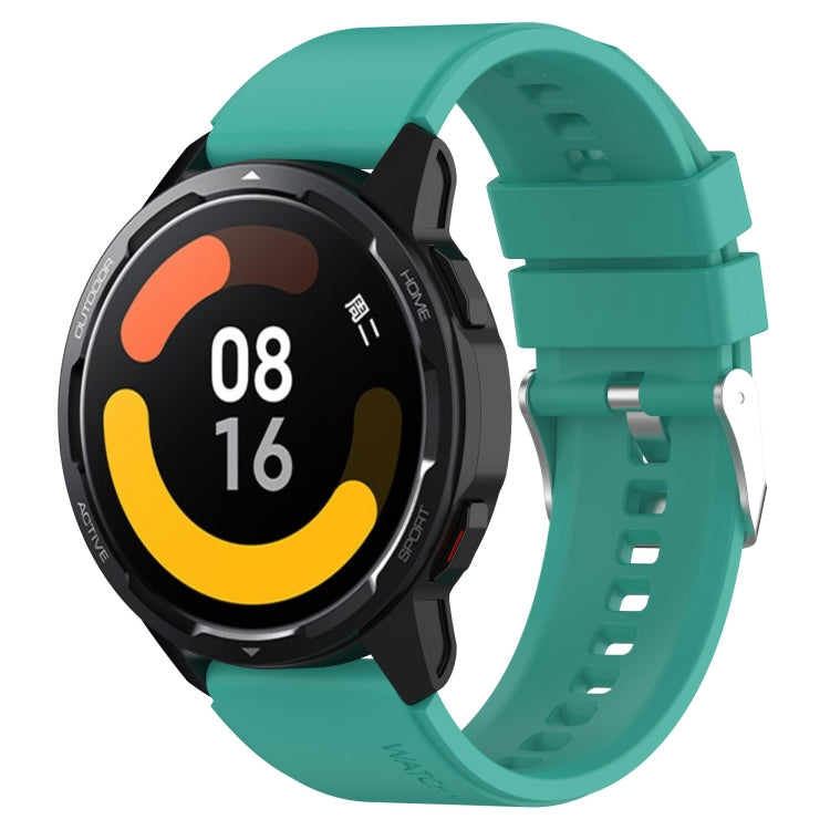 Protruding Head Silicone Strap Silver Buckle, For Huami Amazfit GTS 3 20mm, For Huami Amazfit GTS 2e 20mm