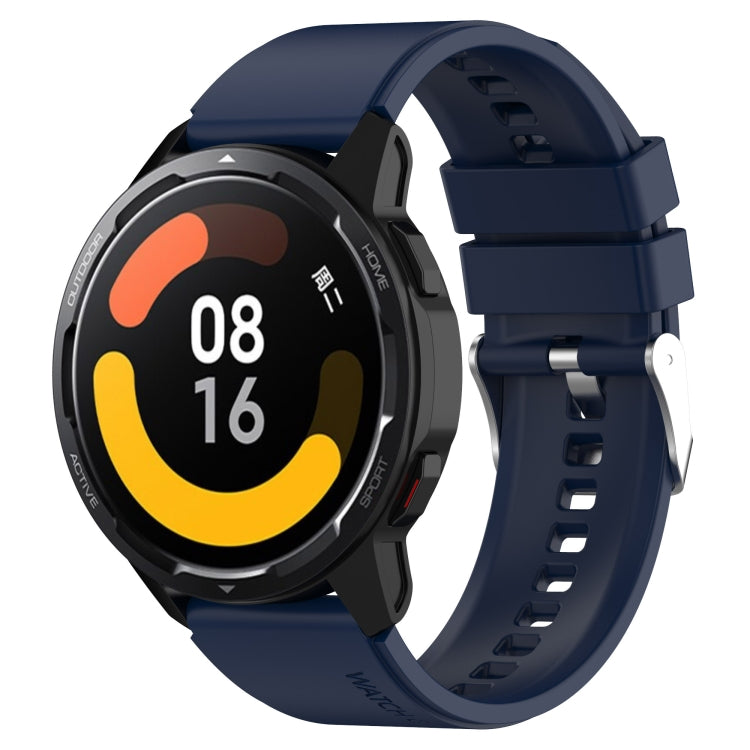 Protruding Head Silicone Strap Silver Buckle, For Huami Amazfit GTS 3 20mm, For Huami Amazfit GTS 2e 20mm