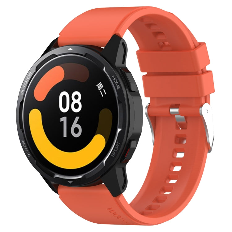 Protruding Head Silicone Strap Silver Buckle, For Huami Amazfit GTS 3 20mm, For Huami Amazfit GTS 2e 20mm