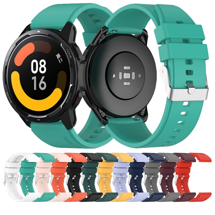 Protruding Head Silicone Strap Silver Buckle, For Huami Amazfit GTS 2mini 20mm, For Huami Amazfit GTS 2 20mm