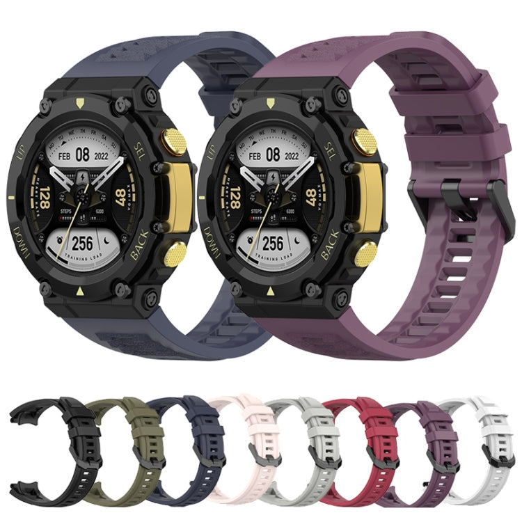 Silicone Leisure Watch Band, For Amazfit T-Rex 2