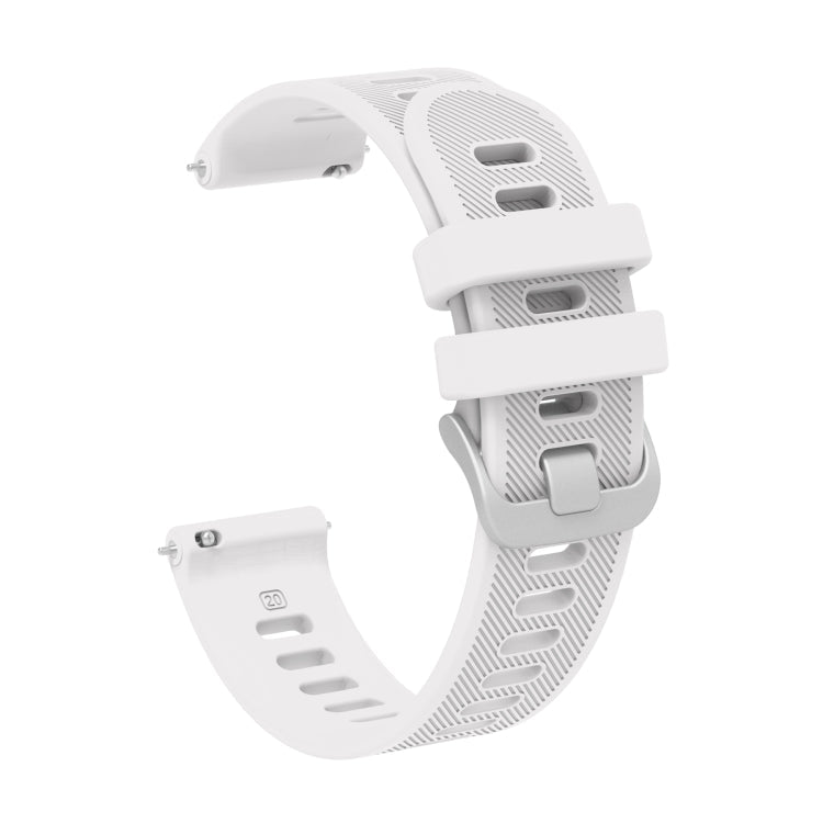 20mm Silicone Twill Watch Band, For Amazfit GTS 3, For Amazfit GTS 2E