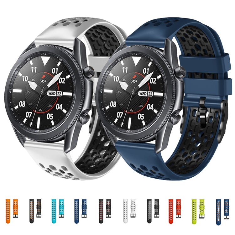 22mm Two-Color Breathable Silicone Watch Band, For Amazfit GTR 3, For Amazfit GTR 3 Pro