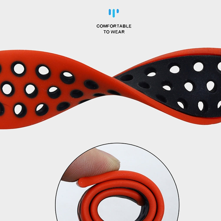 22mm Two-Color Breathable Silicone Watch Band, For Amazfit 2 Stratos