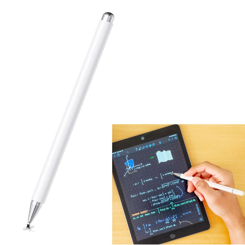 AT-29 High Accuracy Single Use Magnetic Suction Passive Capacitive Pen Mobile Phone Touch Stylus with 1 Pen Head(White)