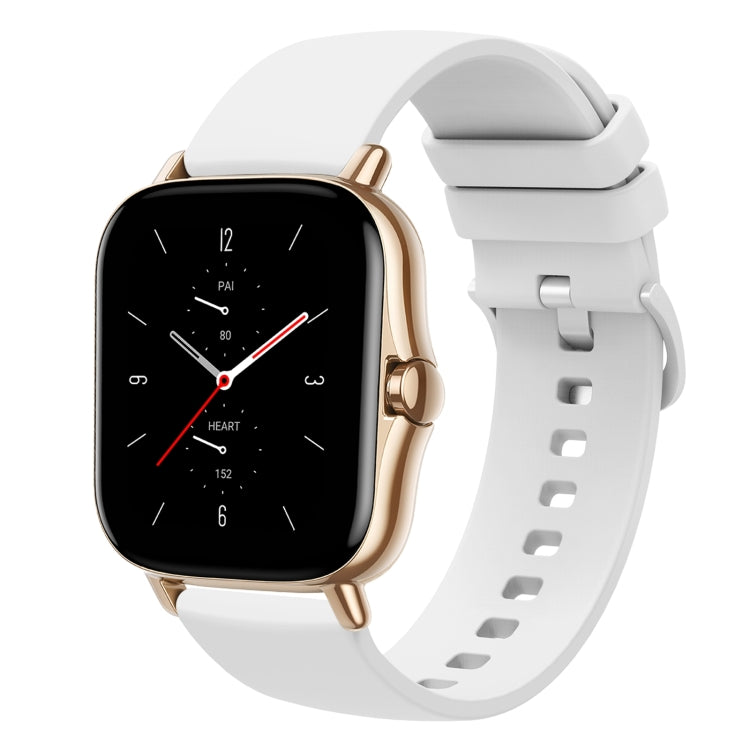 20mm Solid Color Soft Silicone Watch Band, For Amazfit GTS 2 Mini, For Amazfit GTS 2