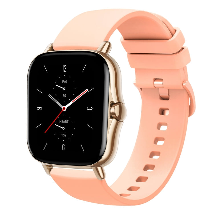 20mm Solid Color Soft Silicone Watch Band, For Amazfit GTS 2 Mini, For Amazfit GTS 2