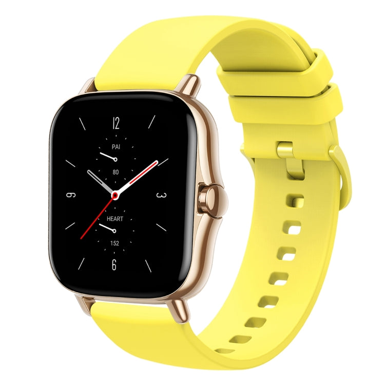 20mm Solid Color Soft Silicone Watch Band, For Amazfit GTS 2 Mini, For Amazfit GTS 2