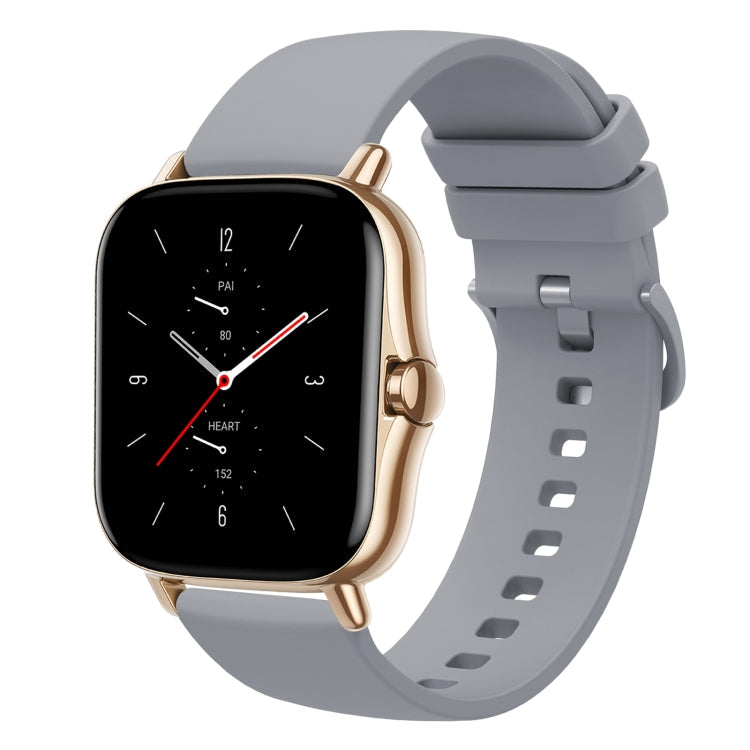 20mm Solid Color Soft Silicone Watch Band, For Amazfit GTS 2 Mini, For Amazfit GTS 2