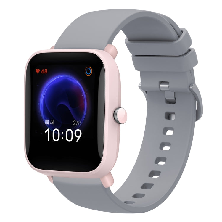 20mm Solid Color Soft Silicone Watch Band, For Amazfit Pop Pro, For Amazfit Pop