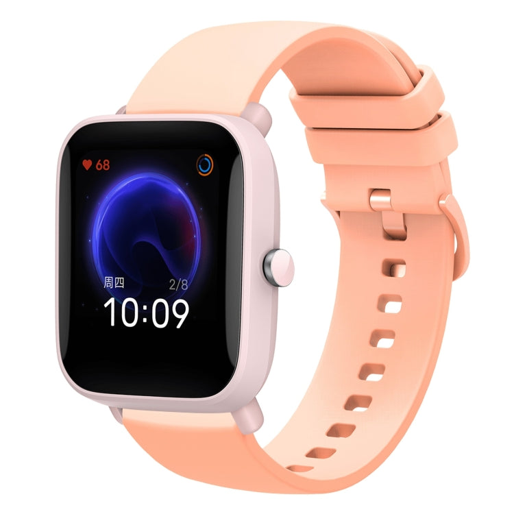 20mm Solid Color Soft Silicone Watch Band, For Amazfit BIP U, For Amazfit GTR 42mm