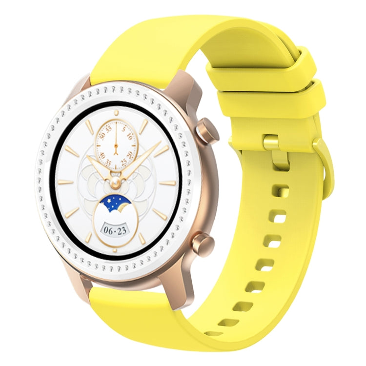 20mm Solid Color Soft Silicone Watch Band, For Amazfit BIP U, For Amazfit GTR 42mm