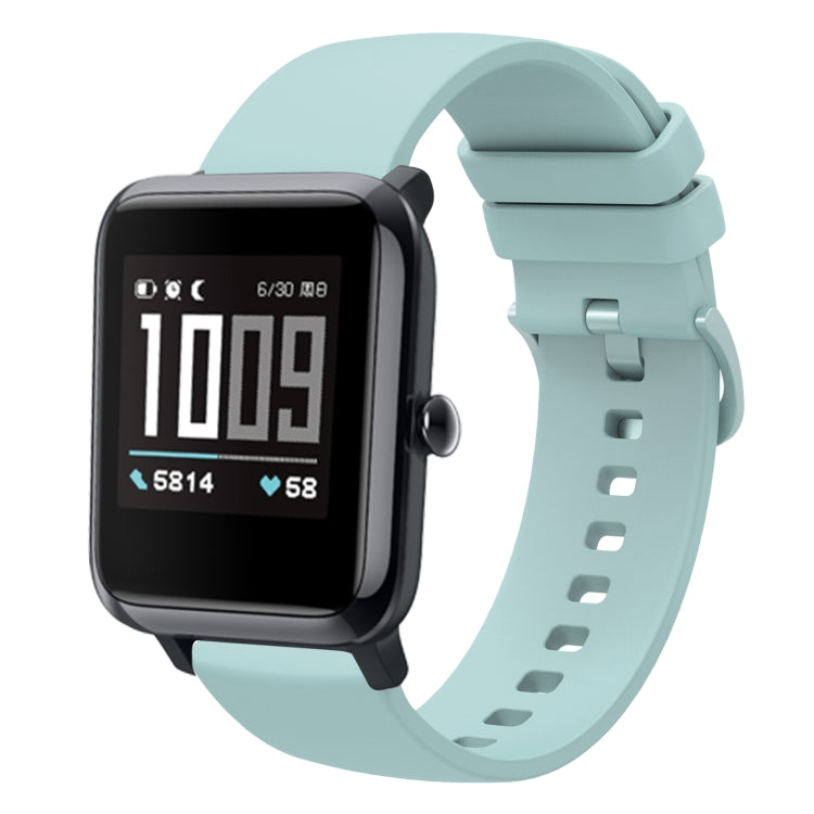 20mm Solid Color Soft Silicone Watch Band, For Amazfit GTS, For Amazfit BIP