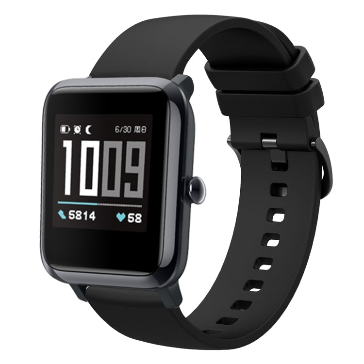 20mm Solid Color Soft Silicone Watch Band, For Amazfit GTS, For Amazfit BIP