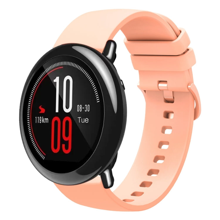 22mm Solid Color Soft Silicone Watch Band, For Amazfit Pace, For Amazfit Stratos