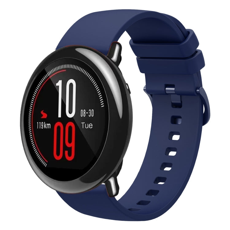 22mm Solid Color Soft Silicone Watch Band, For Amazfit Pace, For Amazfit Stratos