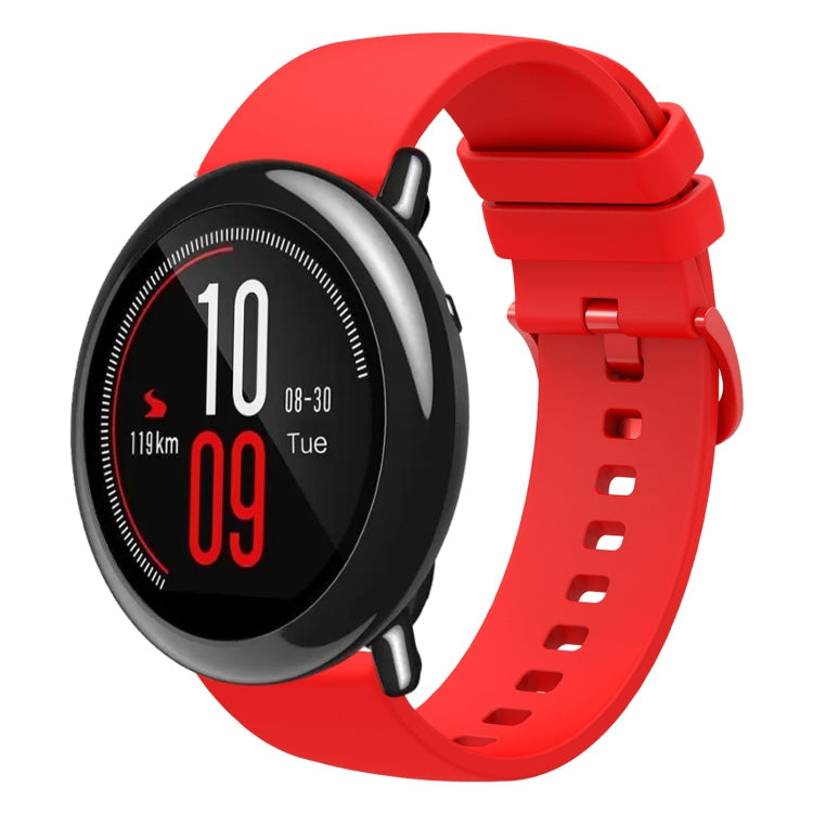 22mm Solid Color Soft Silicone Watch Band, For Amazfit Pace, For Amazfit Stratos