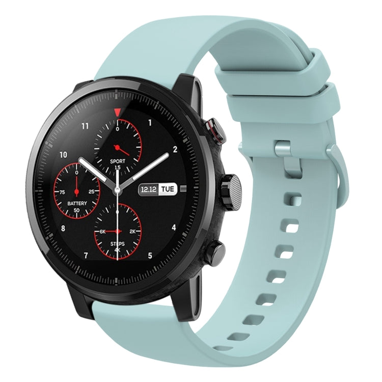22mm Solid Color Soft Silicone Watch Band, For Amazfit Pace, For Amazfit Stratos