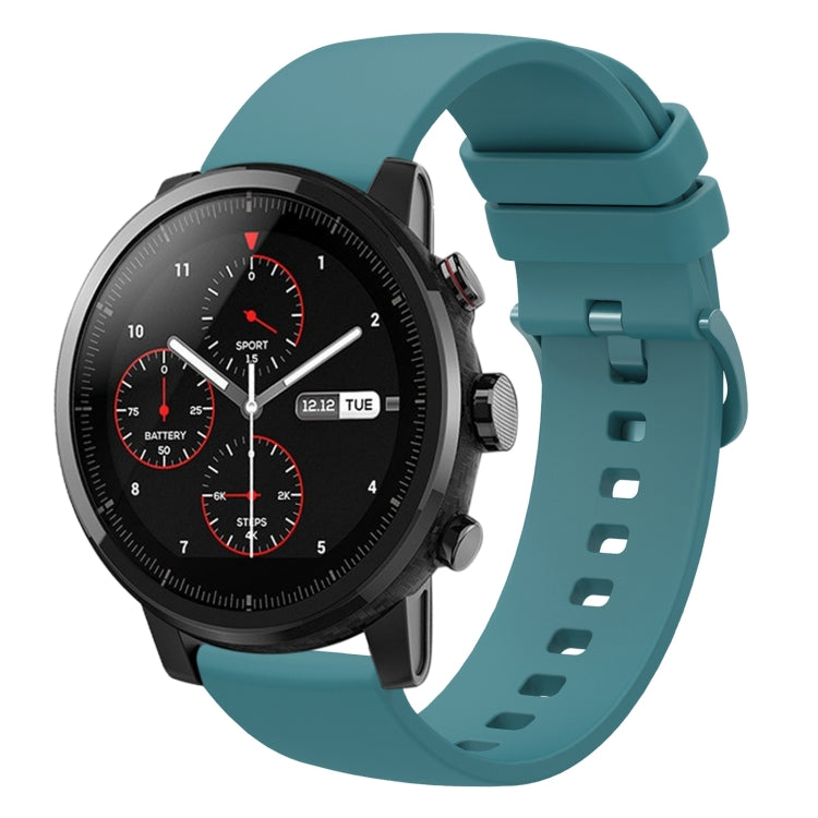 22mm Solid Color Soft Silicone Watch Band, For Amazfit Pace, For Amazfit Stratos