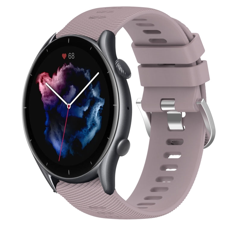 22mm Solid Color Soft Silicone Watch Band, For Amazfit GTR 3, For Amazfit GTR 3 Pro