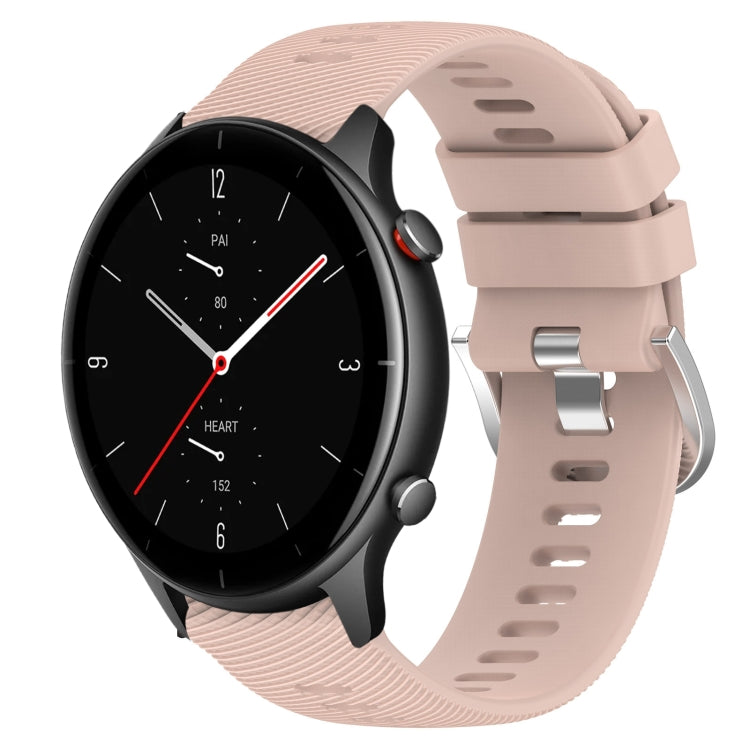 22mm Solid Color Soft Silicone Watch Band, For Amazfit GTR 2e, For Amazfit GTR 2
