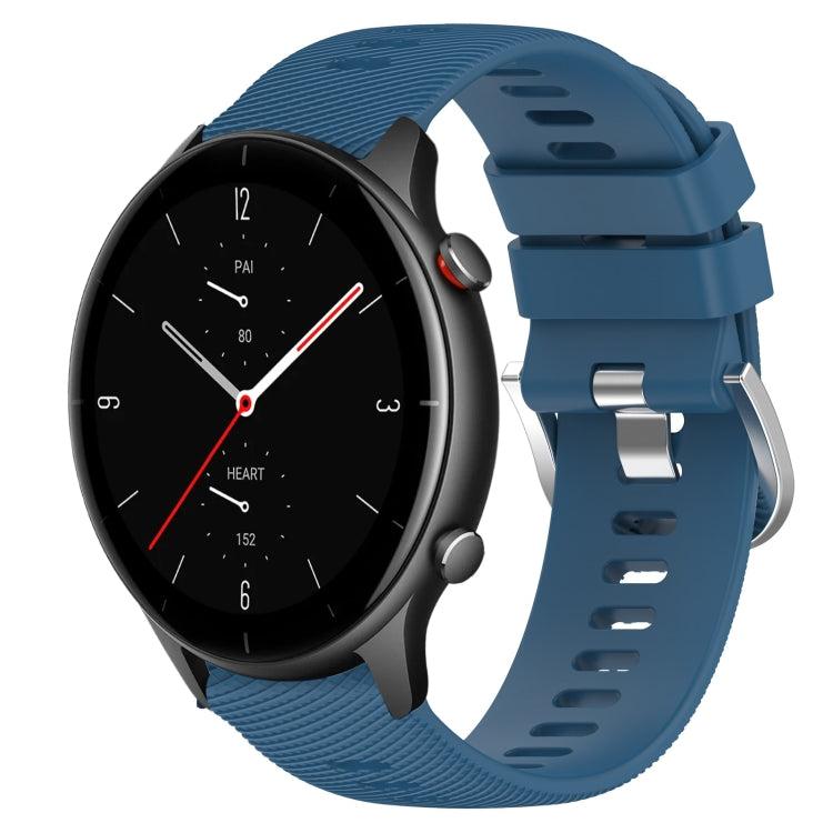 22mm Solid Color Soft Silicone Watch Band, For Amazfit GTR 2e, For Amazfit GTR 2