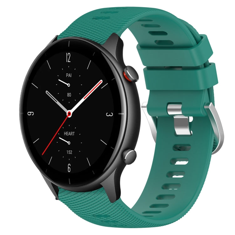 22mm Solid Color Soft Silicone Watch Band, For Amazfit GTR 2e, For Amazfit GTR 2