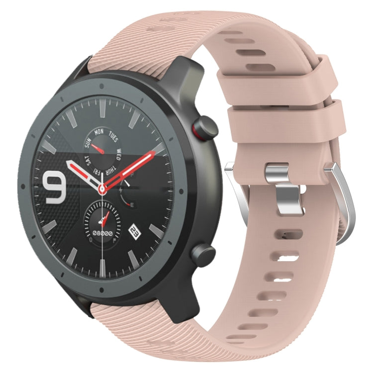 22mm Solid Color Soft Silicone Watch Band, For Amazfit 3, For Amazfit GTR 47mm