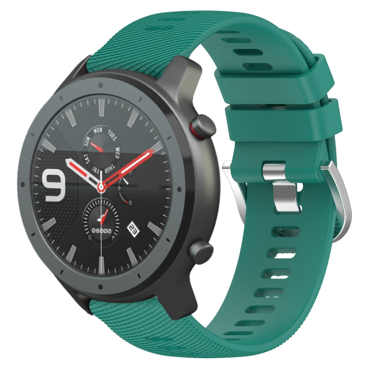 22mm Solid Color Soft Silicone Watch Band, For Amazfit 3, For Amazfit GTR 47mm
