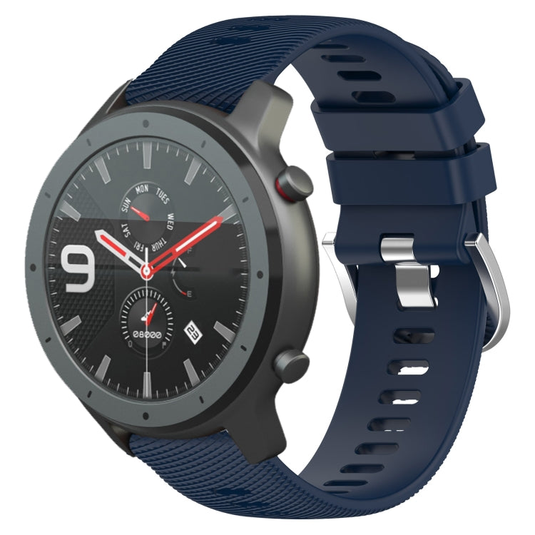22mm Solid Color Soft Silicone Watch Band, For Amazfit 3, For Amazfit GTR 47mm