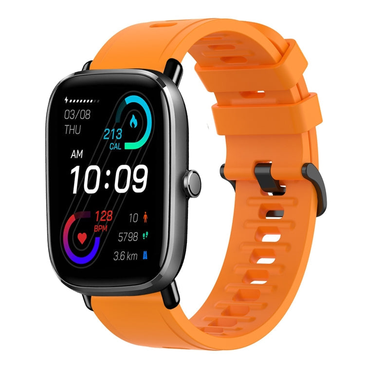 20mm Solid Color Soft Silicone Watch Band, For Amazfit GTS 2 Mini, For Amazfit GTS 2