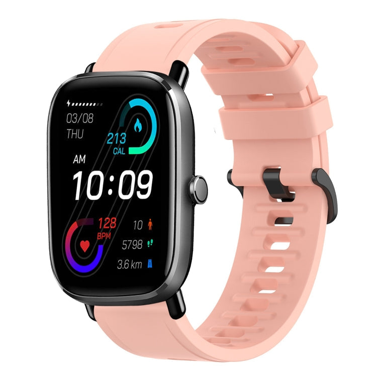 20mm Solid Color Soft Silicone Watch Band, For Amazfit GTS 2 Mini, For Amazfit GTS 2