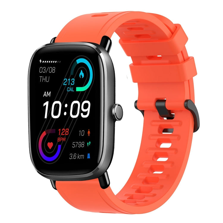 20mm Solid Color Soft Silicone Watch Band, For Amazfit GTS 2 Mini, For Amazfit GTS 2