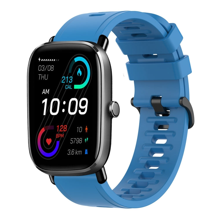 20mm Solid Color Soft Silicone Watch Band, For Amazfit GTS 2 Mini, For Amazfit GTS 2