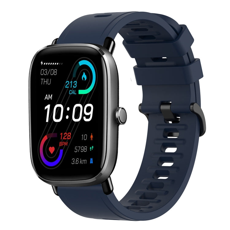 20mm Solid Color Soft Silicone Watch Band, For Amazfit GTS 2 Mini, For Amazfit GTS 2