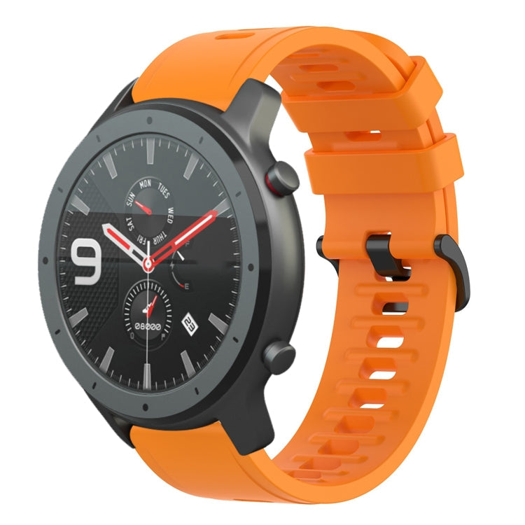 20mm Solid Color Soft Silicone Watch Band, For Amazfit GTS, For Amazfit GTR 42mm