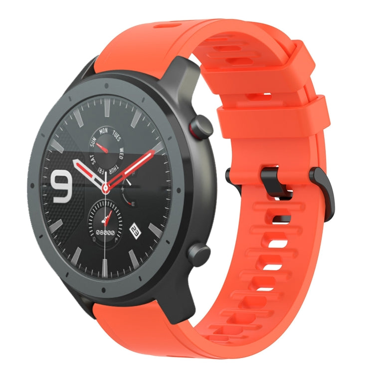 20mm Solid Color Soft Silicone Watch Band, For Amazfit GTS, For Amazfit GTR 42mm