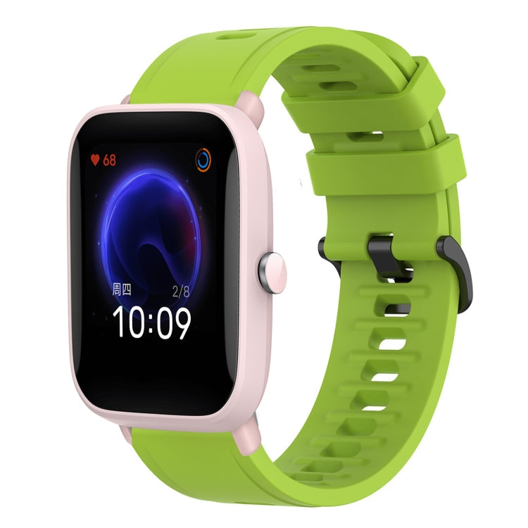20mm Solid Color Soft Silicone Watch Band, For Amazfit Pop Pro, For Amazfit Pop