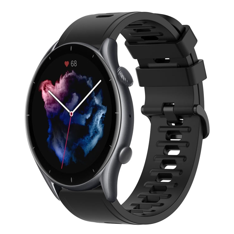 22mm Solid Color Soft Silicone Watch Band, For Amazfit GTR 3, For Amazfit GTR 3 Pro