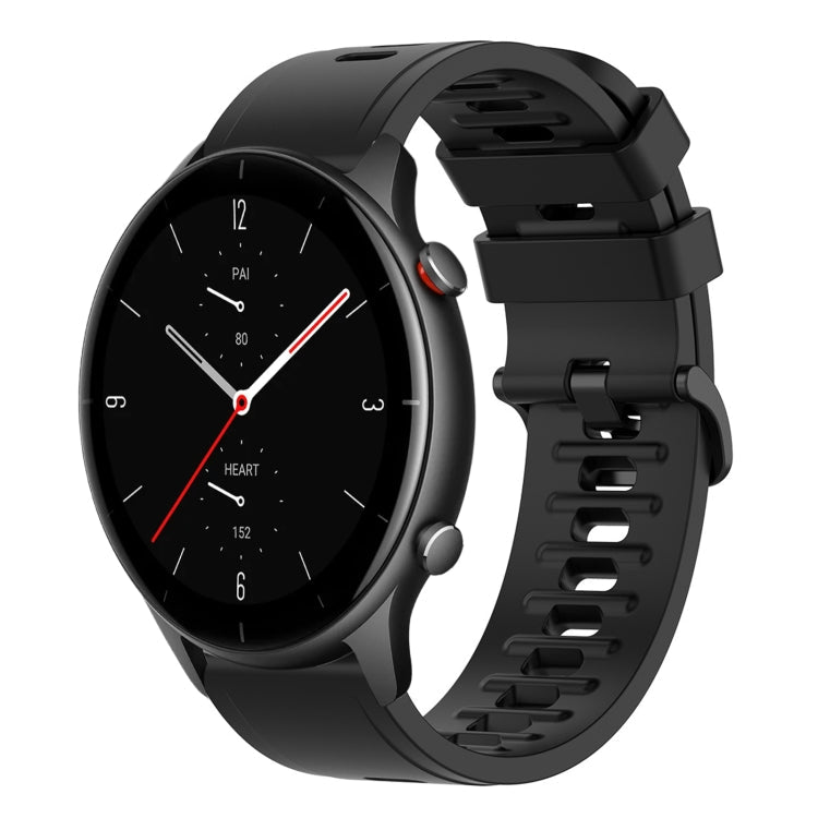 22mm Solid Color Soft Silicone Watch Band, For Amazfit GTR 2e, For Amazfit GTR 2