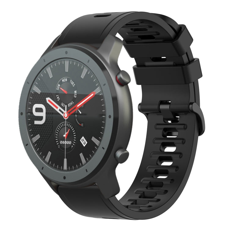 22mm Solid Color Soft Silicone Watch Band, For Amazfit 3, For Amazfit GTR 47mm