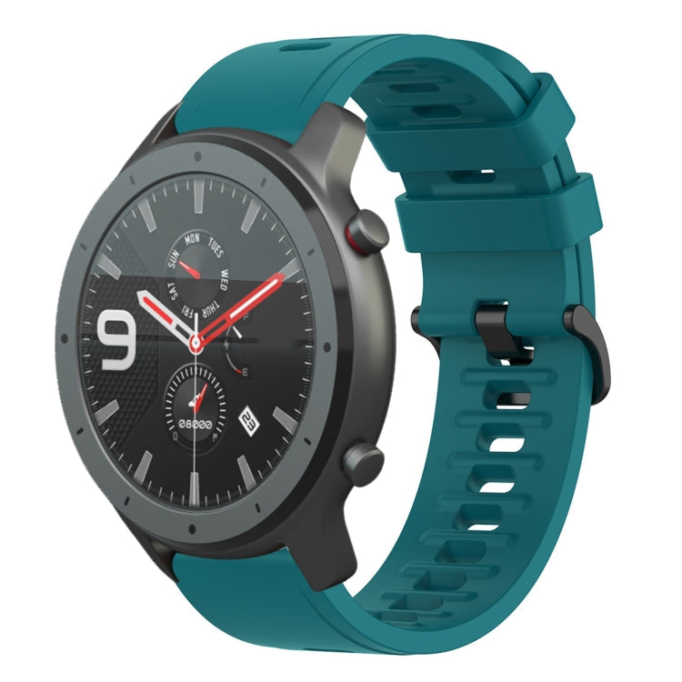 22mm Solid Color Soft Silicone Watch Band, For Amazfit 3, For Amazfit GTR 47mm