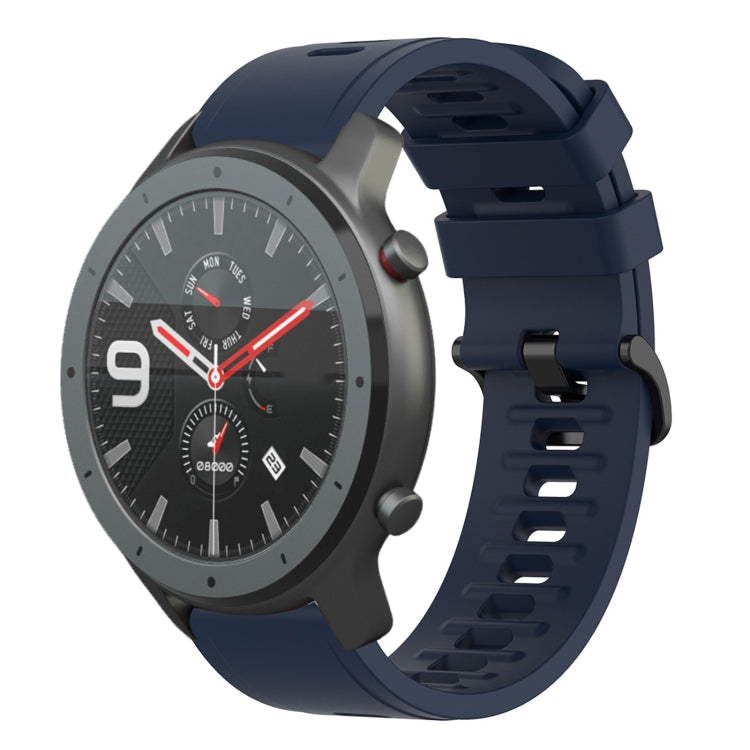 22mm Solid Color Soft Silicone Watch Band, For Amazfit 3, For Amazfit GTR 47mm