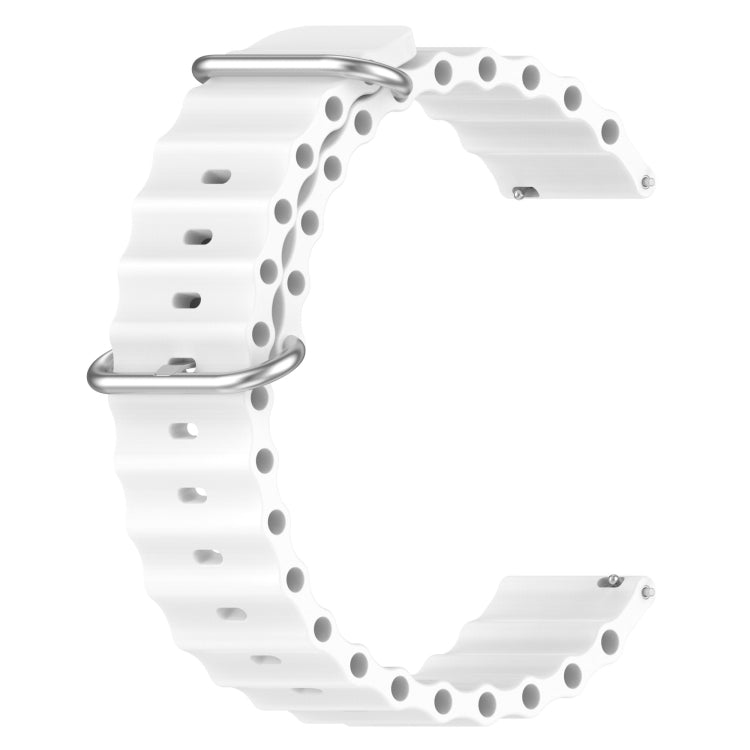 20mm Ocean Style Silicone Solid Color Watch Band, For Amazfit GTS 3, For Amazfit GTS 2E