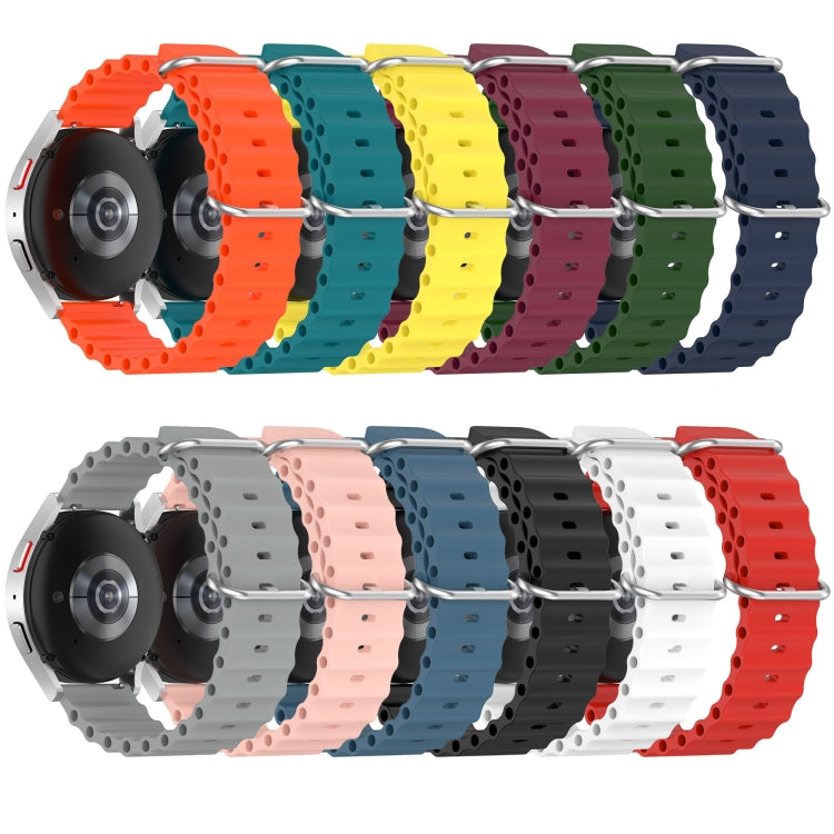 20mm Ocean Style Silicone Solid Color Watch Band, For Amazfit GTS 3, For Amazfit GTS 2E