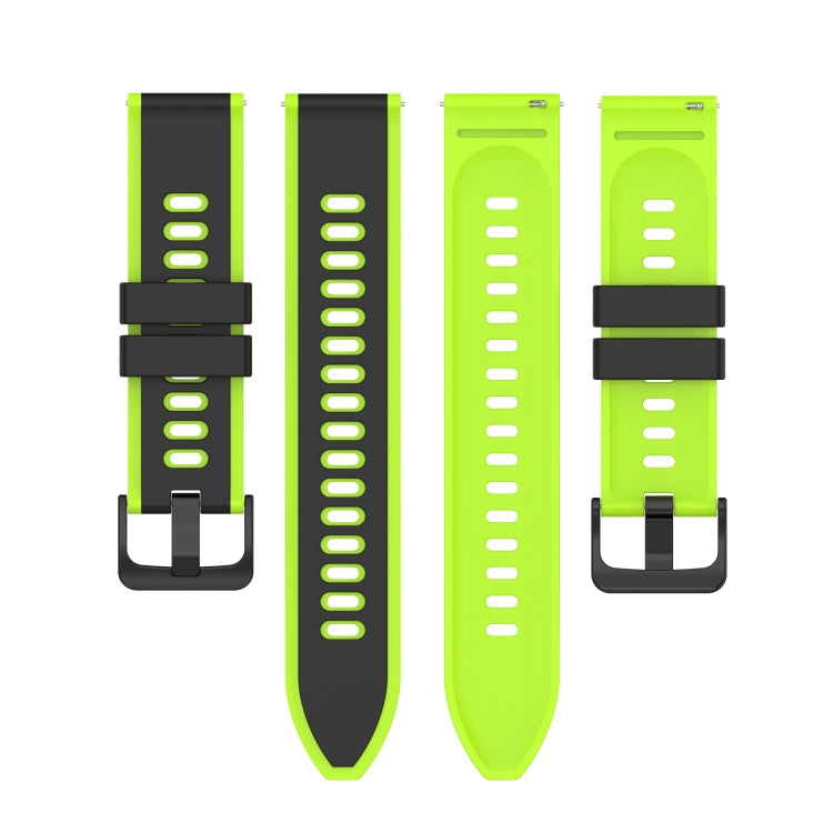 22mm Two-Color Silicone Watch Band, For Amazfit Pop Pro, For Amazfit Pop