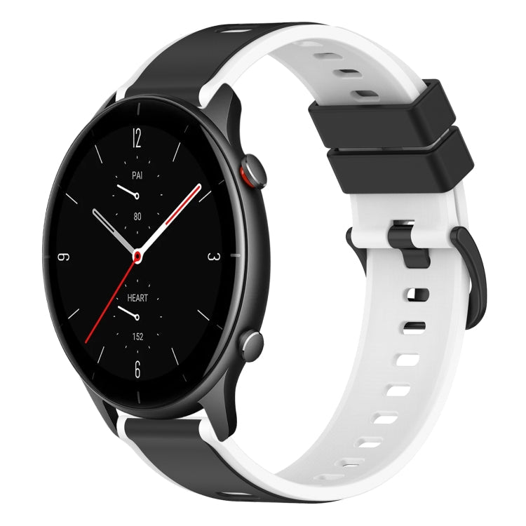 22mm Two-Color Silicone Watch Band, For Amazfit GTR 2e, For Amazfit GTR 2