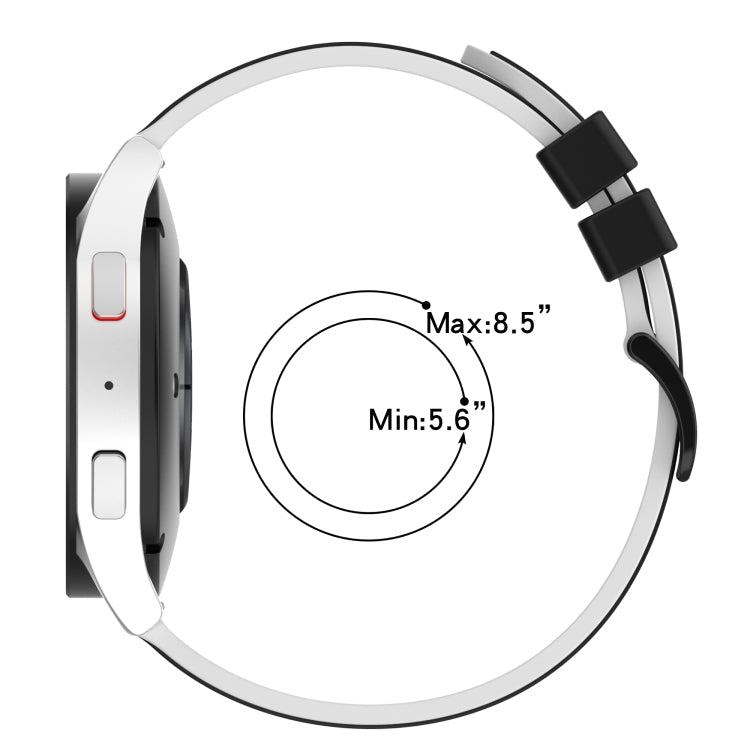 22mm Two-Color Silicone Watch Band, For Amazfit 3, For Amazfit GTR 47mm