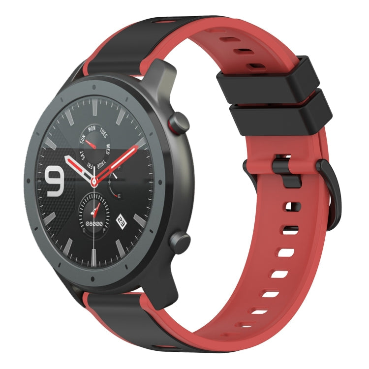 22mm Two-Color Silicone Watch Band, For Amazfit 3, For Amazfit GTR 47mm