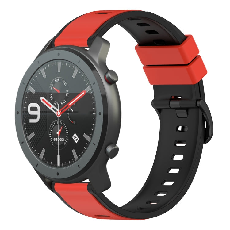 22mm Two-Color Silicone Watch Band, For Amazfit 3, For Amazfit GTR 47mm